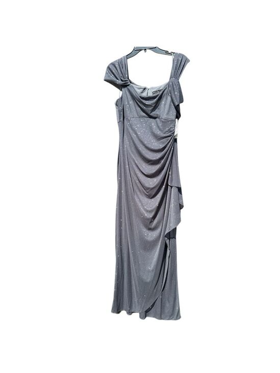 Alex Evenings Dresses & Skirts - Alex Evenings Petite Sparkle Gown Smoke Grey 12P Formal Dress